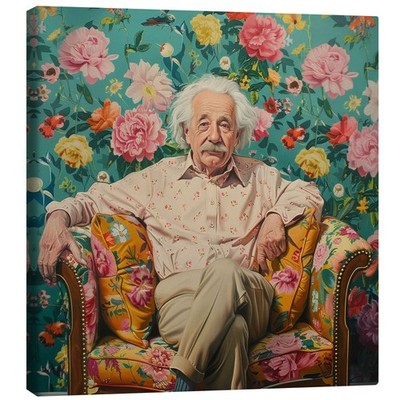 Leinwandbild Einstein chillt - DejaReve