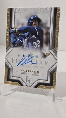  2023 Topps FIVE STAR AUTOGRAPHS Nick Pratto RC GOLD PREMIUM ON CARD AUTO!  