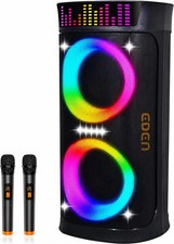 Large Bluetooth Speaker, 200W Peak Powerful Loud Sound with Deep Bass