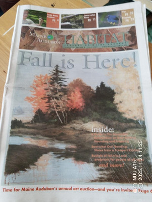Habitat Journal The Maine Audubon Society Fall 2004 Fall is Here! Saw-Whet Owl