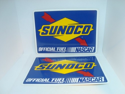 #ad #2 Two SUNOCO Fuel Logo quot; OFFICIAL FUEL of NASCAR quot; DECAL Bumper Sticker $3.50 $3.50