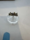 VTG Sterling Silver .925 Made in Mexico ZIG ZAG BAND  - 3.6 grams, size 7