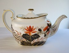 Spode bone china Imari Teapot #2214 Banana Tr...