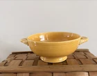 Original Vintage Fiestaware Yellow Cream Soup Bowl with Handles