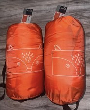 Xplor Kids Fox Envelope Sleeping Bag Orange X2