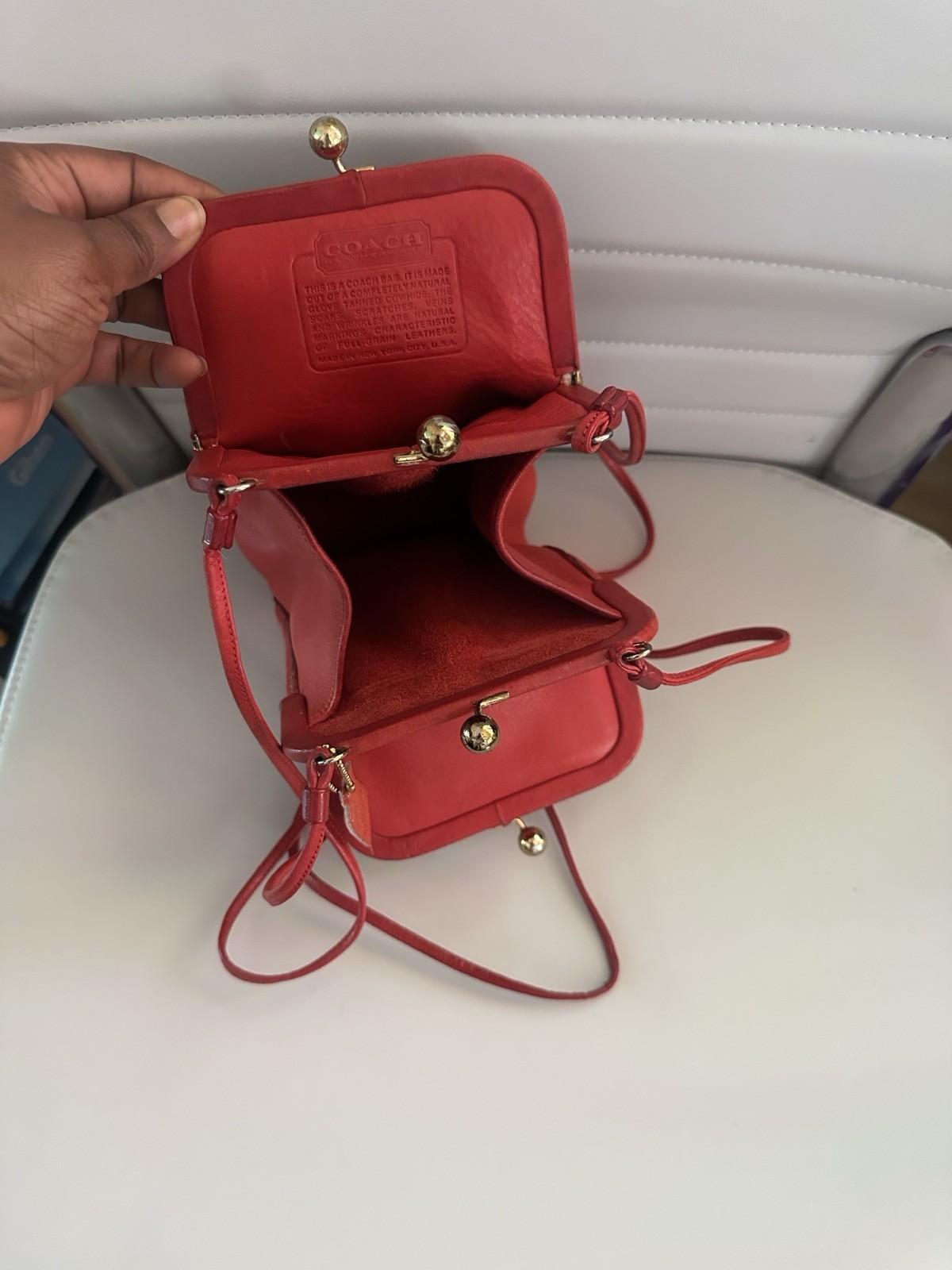 Coach Vintage 1960’s Bonnie Cashin Double Entry K… - image 4