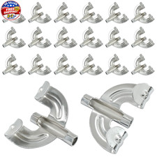 20 Pack Bass Drum Claw Hooks Metal Replacement Parts for Percussion Instruments