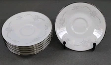 Noritake Casablanca #6842 Fine Porcelain Dinnerware Coffee Cup Saucers Set of 6