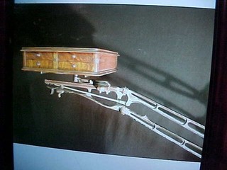 1890s DENTAL Floating WORK STATION ARTICULATED Wall Mount OAK CAST IRON