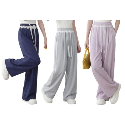 Mädchen Jogginghose Park Unterteile Strand Hose Gemütlich Lose Wandern Jogger - Bild 1 von 3
