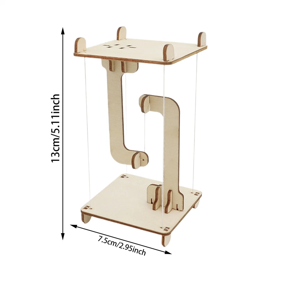 Kits mecánicos extensibles rompecabezas de madera 3D SETM kits científicos modelo niños regalos Foto 3 de 4