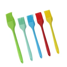 Waziaqoc 5 PCS Silicone Basting Pastry Brush, Colorful Dishwasher Safe Food B...