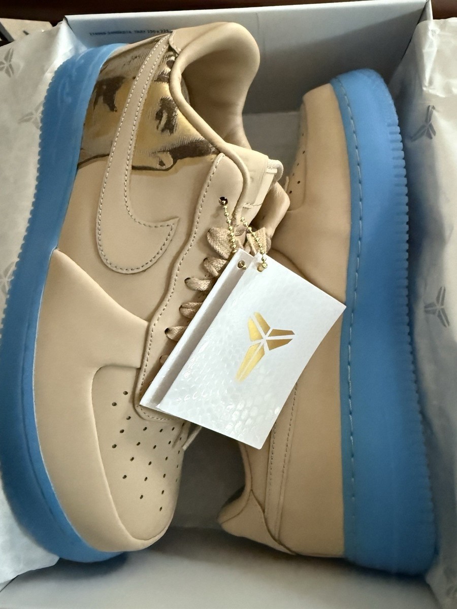 Sz 11- Kobe Bryant x Air Force 1 Low Protro Linen and University