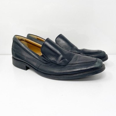 Clarks Mens Tilden Free 22261 Black Leather Slip On Loafer  display picture 2