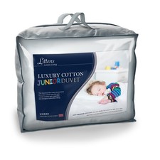 Trapunta piumone bambino letto junior 4,5 tog leggero fresco 100% cotone