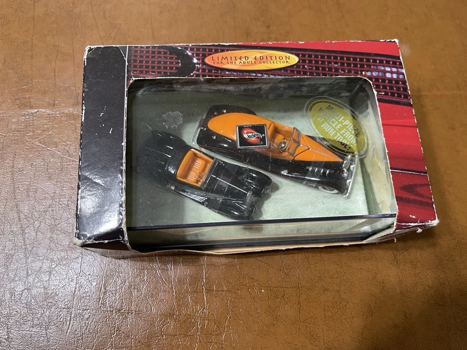 100% Hot Wheels 1:64 Classic Bodies Duesenberg & Bugatti 2 Car Set NEW in BOX - Image 2 of 4
