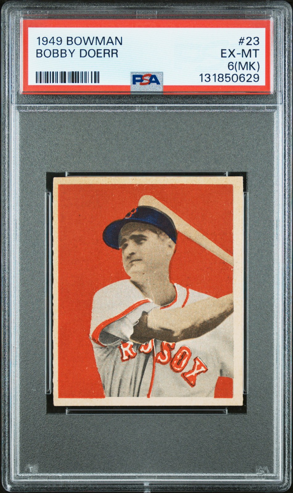 1949 BOWMAN #23 BOBBY DOERR PSA 6