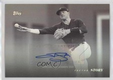2022 Topps Black & White Rainbow Foil Auto 1/5 Trevor Story #26A Auto 1u4