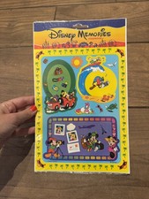Vintage Disney Sandylion Disneyland Themed Scrapbook Sticker Sheet Mickey