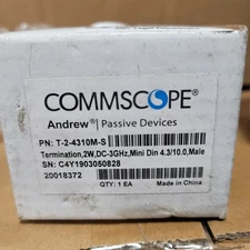 lot of 4 Andrew/Commscope T-2-DM Termination 2W, DC-3GHz NEW!!