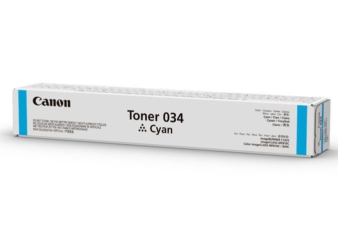 Canon 034 cartuccia toner 1 pz originale ciano - Immagine 3