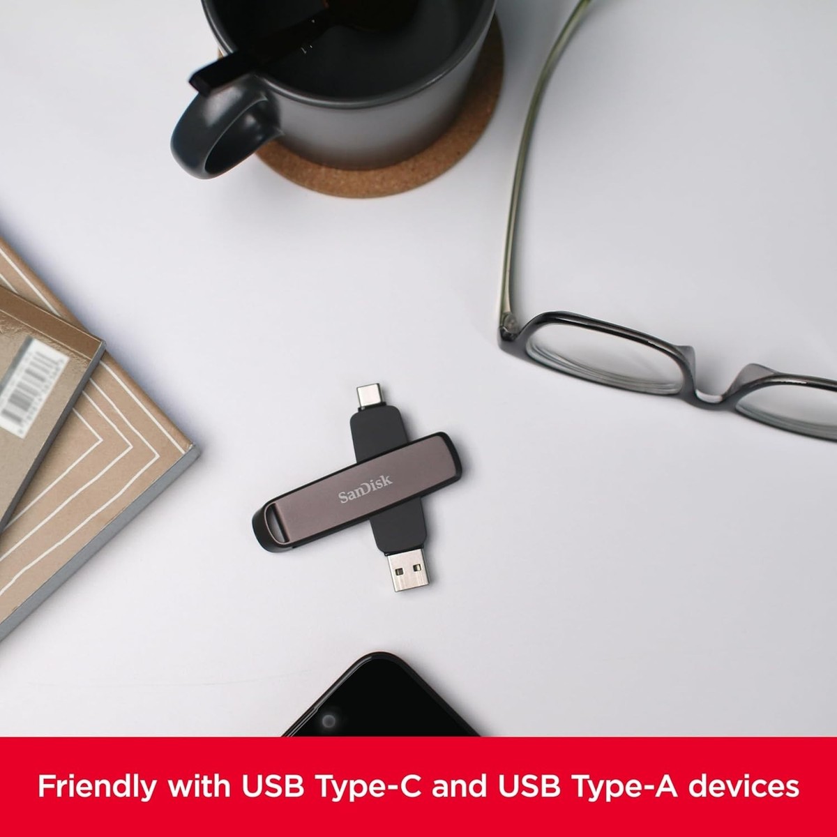 SanDisk Extreme PRO Dual Drive 2TB USB 3.2 Type-A and Type-C
