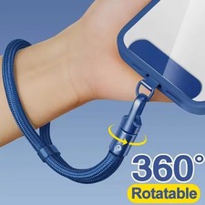 360 Rotating Phone Wrist Strap Lanyard with Tether Tab Compatible with iPhone