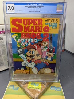 SUPER MARIO BROS. 2: INSIDE OUT #1 CGC Grade 7.0 [1989] 1 of 10 in Population