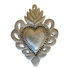 Sacred Heart, Handcrafted Haitian Metal Art, Religious Home Decor, Wall Art