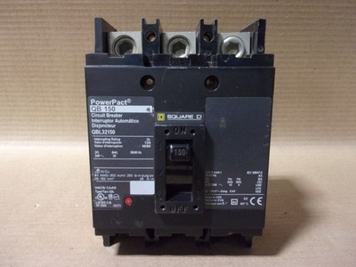 NEW Square D QBL QBL32150 3 Pole 150 Amp 240V Circuit Breaker NNB AK