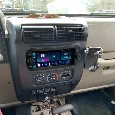 For Jeep Wrangler 2003 2004 2005 TJ Car Stereo Radio Android 13 GPS Navi