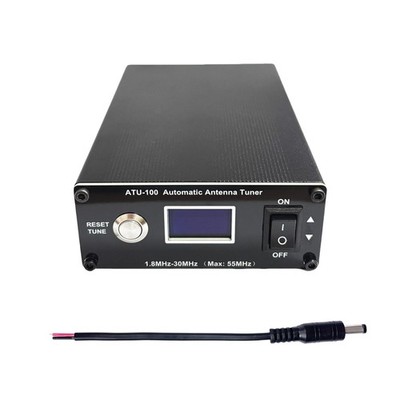 GOOZEEZOO V3.2 ATU-100 EXT Automatic Antenna Tuner for Ham Compact, black 