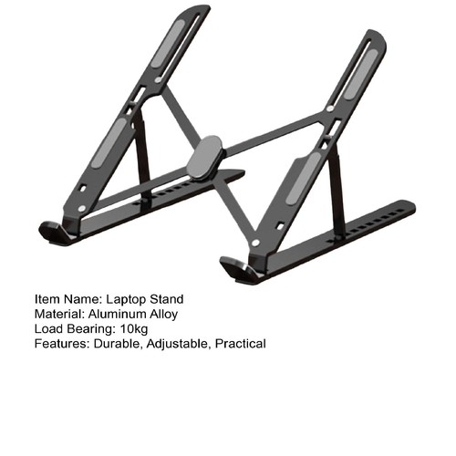 Air Circulation Laptop Stand Aluminum Alloy Laptop Holder Laptop Stand - Afbeelding 8 van 13