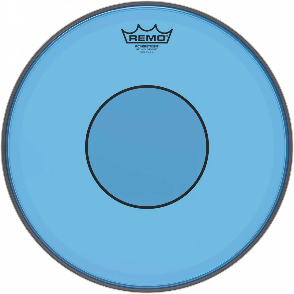 Remo 14" Powerstroke 77 Colortone Blue Snare Drum Head P7-0314-CT-BU
