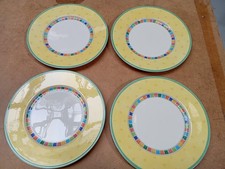 Villeroy Und Boch Twist Alea Limone 4 Kuchenteller Guter Zustand