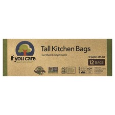 Tall Kitchen Bags, 13 Gallon, 12 Bags