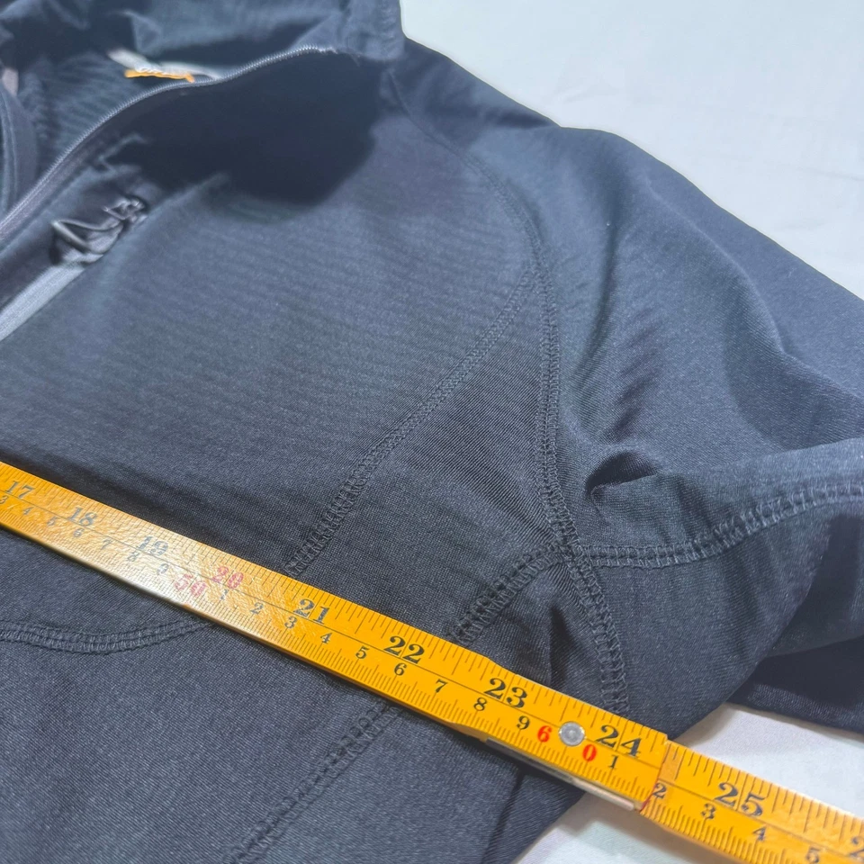 Мужской пуловер Orvis большой размер куртка черный четверть молнии переработанный полиэстер - Изображение 4 из 4