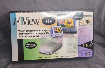 Focus Enhancements - I TVIEW DV- IMac Video Tv Converter Sealed Vintage New  