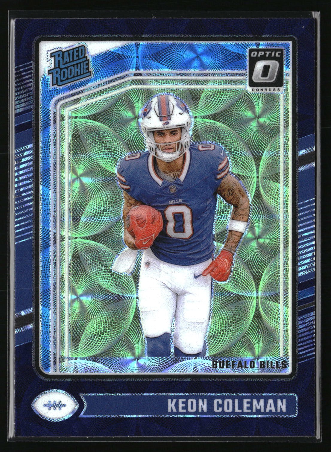 2024 Donruss Optic #263 Keon Coleman Purple Scope