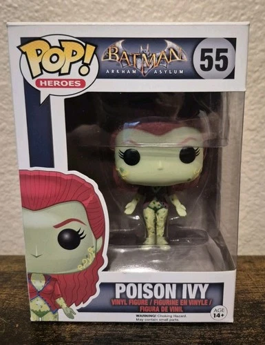 Funko Pop! Heroes Batman Arkham Asylum #55 Poison Ivy Vinyl Figure w/ Box