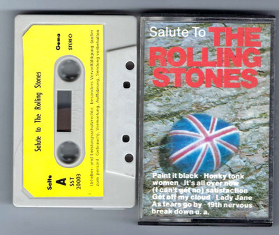 MC Musik tape - Salute To - The Rolling Stones music SST MC