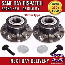 VW GOLF MK5 MK6 MK7 MK8 2003-ONWARDS REAR WHEEL HUB & BEARING KIT PAIR X2