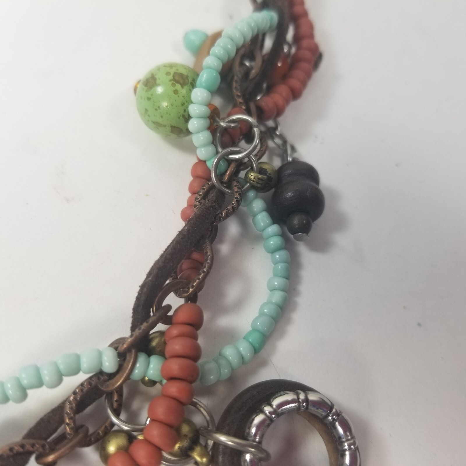 Multi Strand Seed Bead Collar Statement Necklace … - image 4