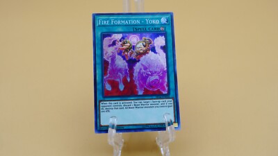 Yu-Gi-Oh! Fire Formation - Yoko FIGA-EN030 Super Rare 1st Edition NM