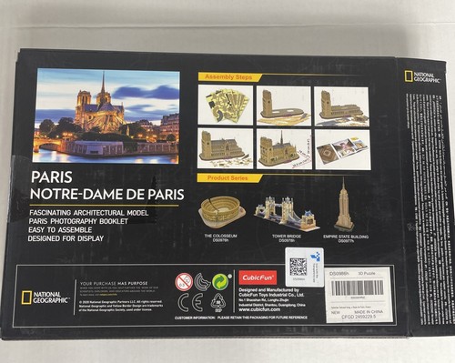 National Geographic Notre-Dame De Paris 3D Puzzle - Picture 6 of 6