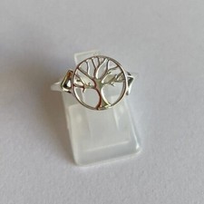 Silberring ohne Stein aus  925 Silber - ein Lebensbaum - Gr. 46 bis Gr. 62