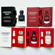Givenchy L’Interdit Perfume Collection Sample Spray  Vials 5pc Set