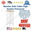 wooden side table high quality pinewood with white painted finish for durability