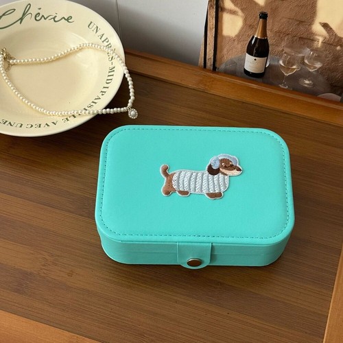 Cartoon Sausage Puppy Portable Jewelry Organizer Women Girls - Picture 4 of 14