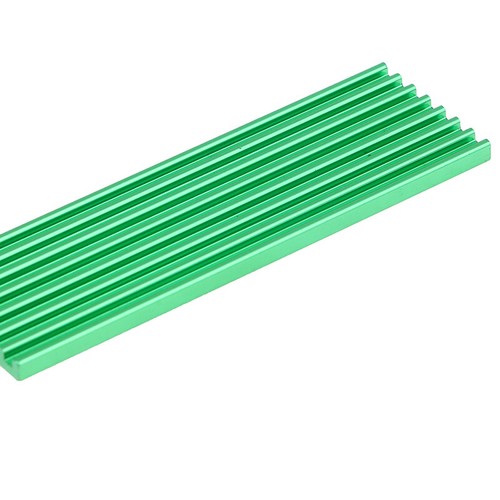 Aluminum cooling heatsink thermal pad for n80 nvme m.2 ngff 2280 pci-e ssd New - Afbeelding 8 van 18
